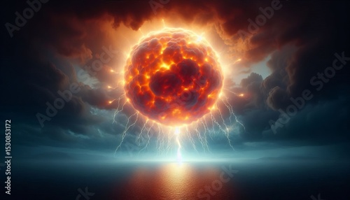 An extremely rare and poorly understood atmospheric electrical p