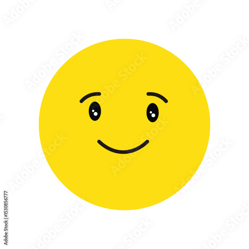 smiley face on white background