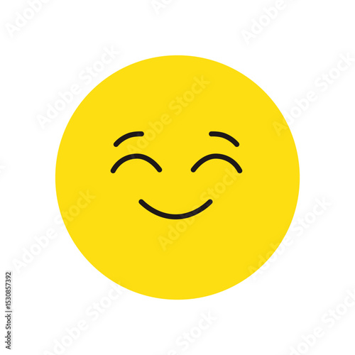 smiley face on white background