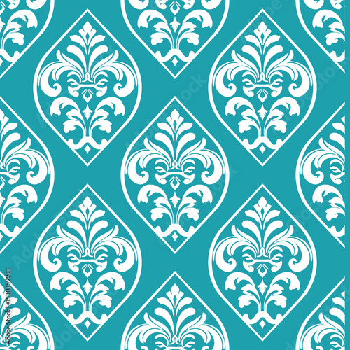 Floral Damask Seamless