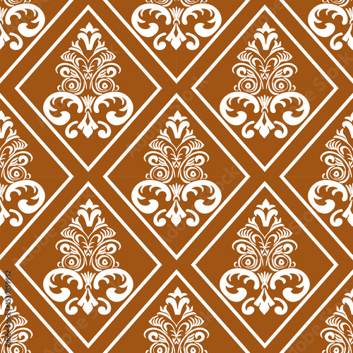 vintage damask seamless vectors, and illustrations