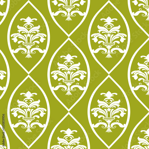 vintage damask seamless vectors, and illustrations