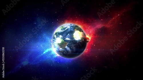earth in space