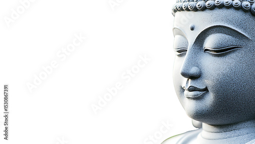 buddha statue on transparent background PNG