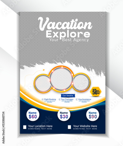 business flyer or cover design