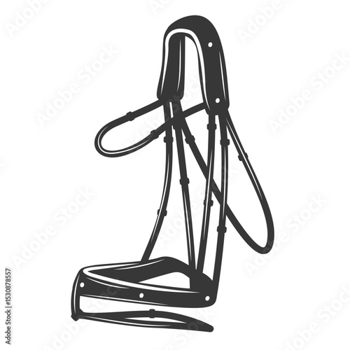 Bridle Snaffle Horse Dressage Isolated Riding Tack⁠
