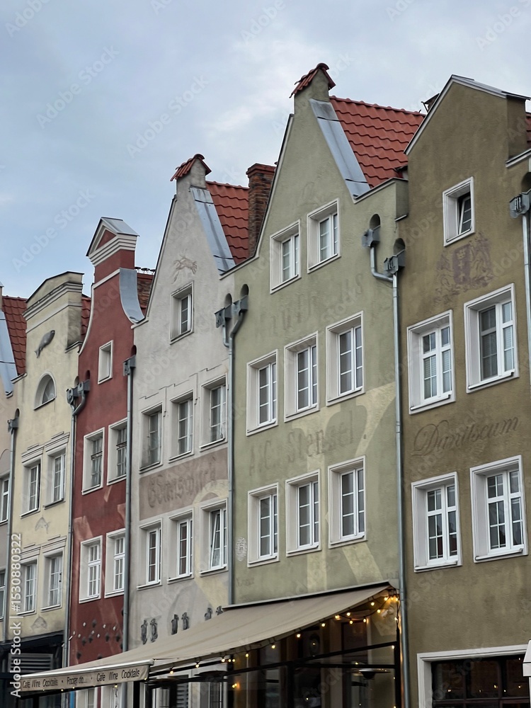 Fototapeta premium old houses in gdansk 