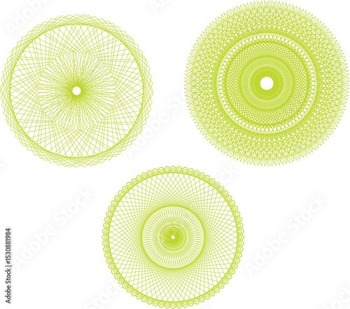 abstract background with circles  illustration art