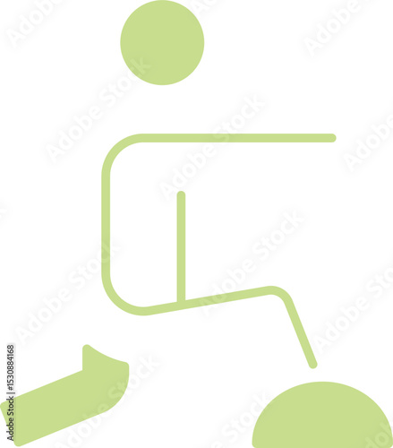 Warm Up Training In Fill Icon