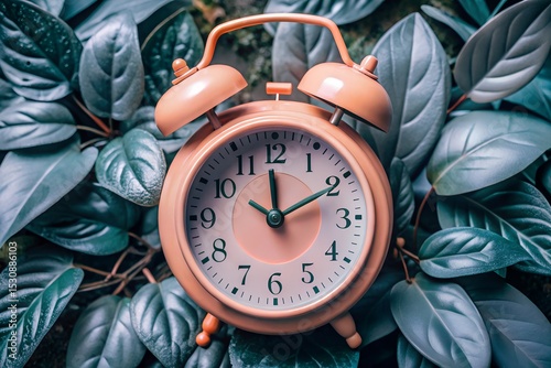 A classic black retro alarm clock with a ringing bell symbolizes that every minute of our time is money
