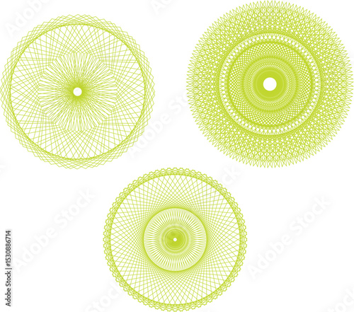 vector illustration of a circle pattern