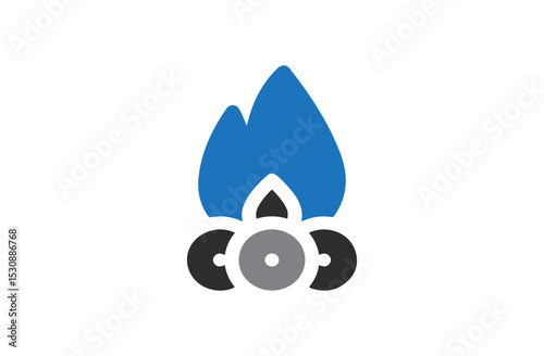 creative Smart bulb lamp logo icon and business card design . lamp Logo Design Colorful . Idea creative, bulb logo icon set, modern energy innovation, smart technology, graphic design inspiration.
