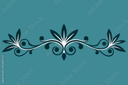 illustration, vector, border - frame, ornate, outline, design element, symbol, single line, calligraphy, cut out, doodle, filigree, horizontal, separation, dividing, scribble, heart shape, decoration,