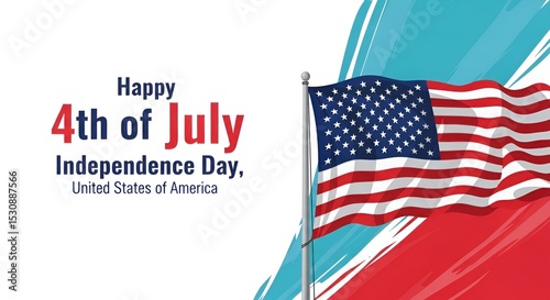 Celebrating Independence Day with American pride and patriotic spirit
