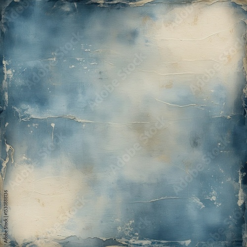 Old Textured Blue Paper