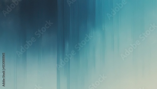 Blue Pixel Glitch Abstract