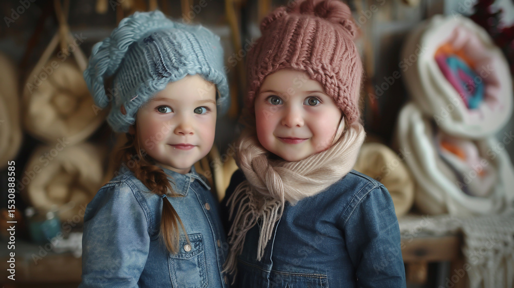 Obraz premium Traditional denim dyes often contain harsh chemicals, whereas eco-dyes offer a gentler alternative, minimizing skin irritation in infants