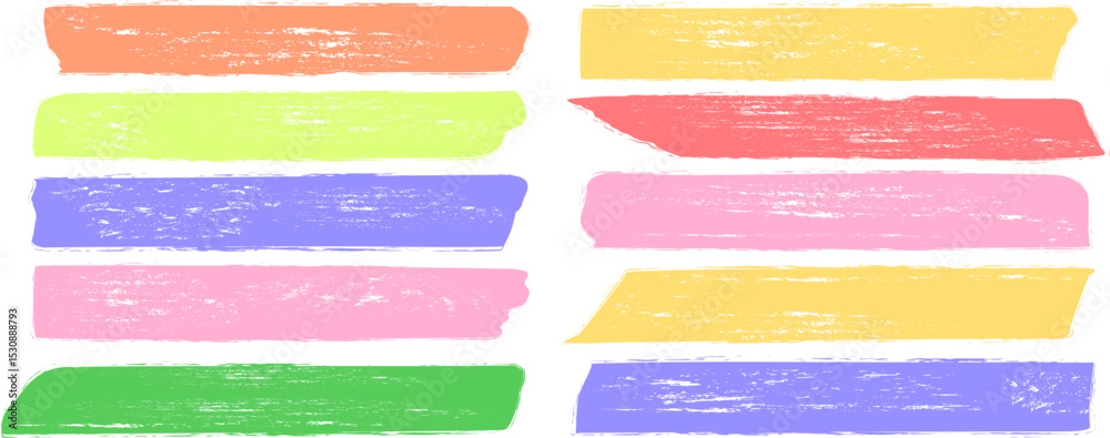Organic-shaped brush strokes with grungy, abstract textures.
Eco friendly green watercolor stains and blobs, featuring hand-painted lines, circles, squares, and rectangles.