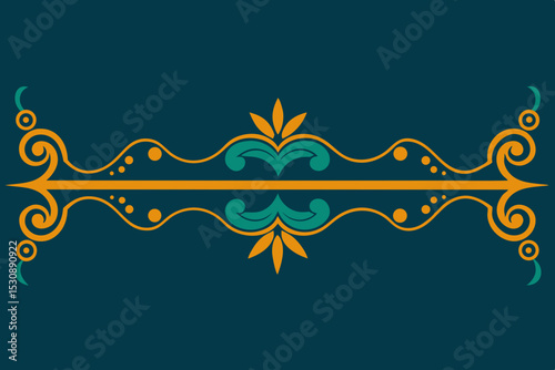 illustration, vector, border - frame, ornate, outline, design element, symbol, single line, calligraphy, cut out, doodle, filigree, horizontal, separation, dividing, scribble, heart shape, decoration,