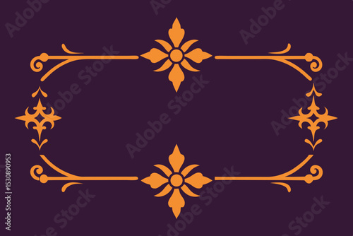 illustration, vector, border - frame, ornate, outline, design element, symbol, single line, calligraphy, cut out, doodle, filigree, horizontal, separation, dividing, scribble, heart shape, decoration,