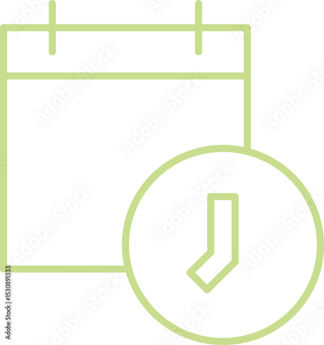 Event Accepted In Outline Icon