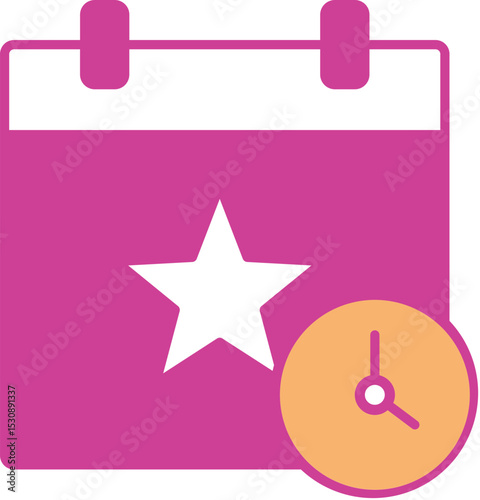 Event Accepted Tentatively In Fill Icon