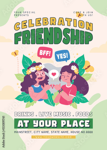 Friendship Celebration Flyer