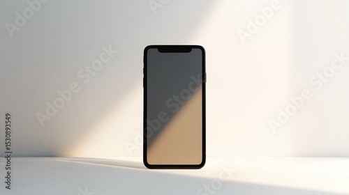 Innovative smartphone design showcased against a clean backdrop highlighting modern technology and minimalist aesthetics