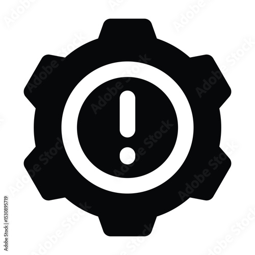 Simple Risk Management glyph icon. The icon can be used for websites, print templates, presentation templates, illustrations, etc	
