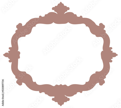 vector illustration of an abstract background Iranian Art Design Text Box Floral Vector