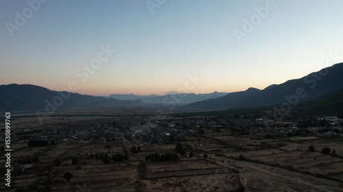 Soar above Baisha Ancient Town and witness its timeless beauty from the sky. Traditional rooftops stretch across the valley. Mountains embrace the horizon. A hidden gem waiting to be explored by curio