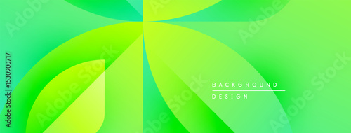 Abstract green background. Smooth gradients create flowing shapes, modern design elements. Minimalist aesthetic, vibrant color scheme.
