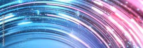 Sleek abstract background with vibrant colors and light streaks