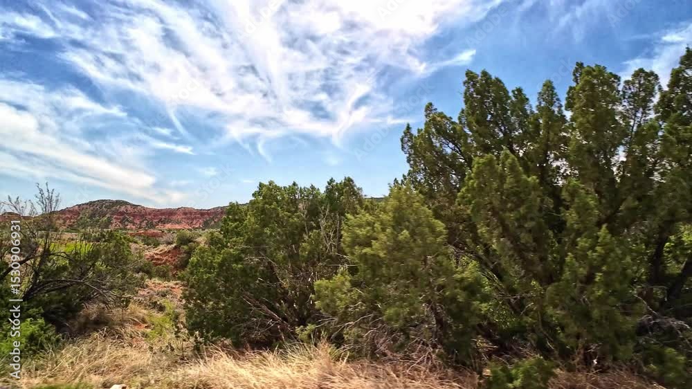 A spring time scenic drive through the beautiful terrain of Caprock Canyons State Park, Quitaque, Texas. A spring time scenic drive through the beautiful terrain of Caprock Canyons State Park, Quitaque, Texas.
