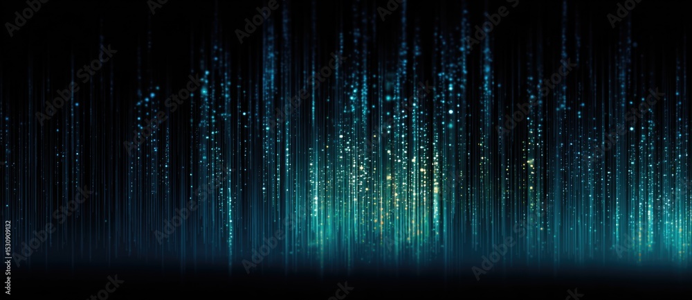 Digital abstract pattern with blue light elements Digital abstract pattern with blue light elements