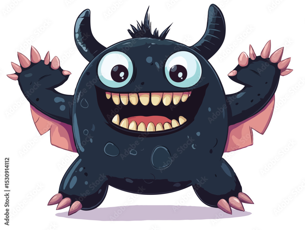 Fototapeta premium Funny monster vector art