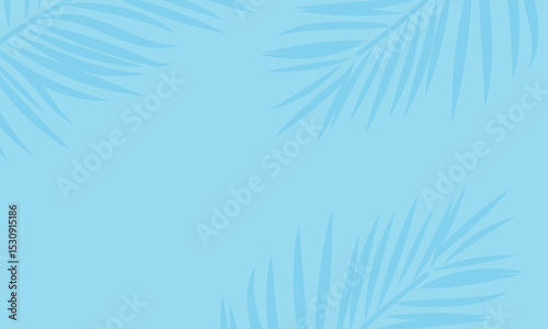 tropical background with palm trees
