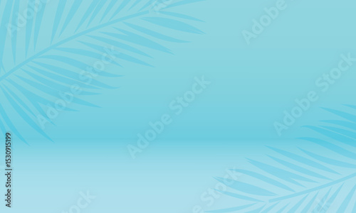 tropical background with palm trees