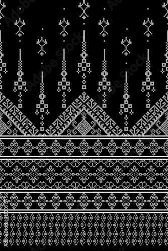 black and white background pattern and seamless. Vector illustration design digital file download for print, printable, wallpaper, background, decoration, backdrop, texture, textile and many projects.