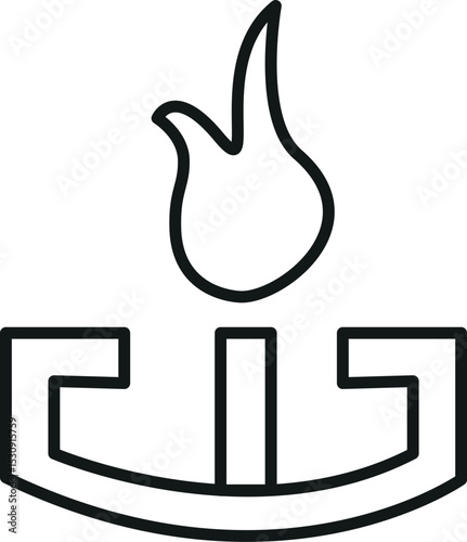 fire stove icon