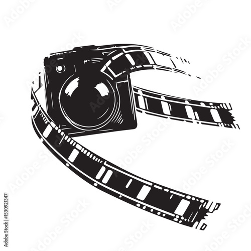 camera film, vector, graphics
