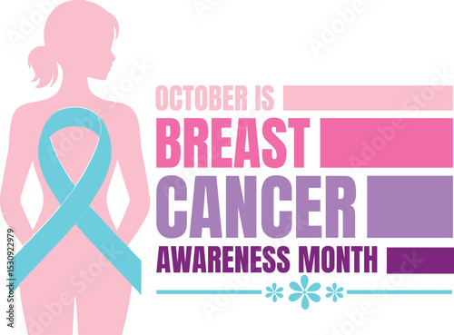 Breast Cancer Awareness Month in October Design