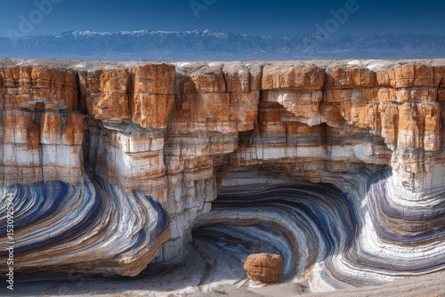 Death Valley National Park in California, USA, features the large and notable Ubehebe volcanic crater