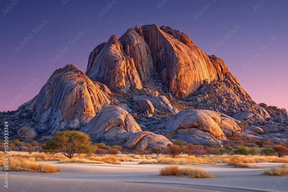 Obraz premium Mungo in outback Australia is home to a desert and dried lake with desert sands and cracking clay