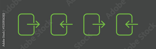 exit sign. Vector icon, safety symbol. Escape help evacuation