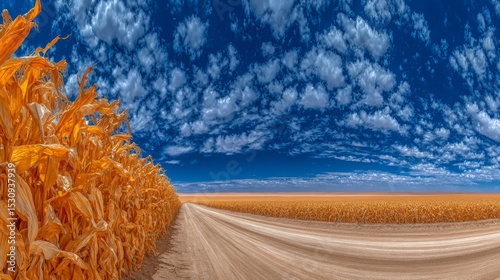 Scorched fields of crops resulting from extreme heat illustrate the considerable vulnerability of agriculture to variations in climate