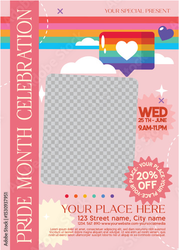 Pride Month Celebration Flyer