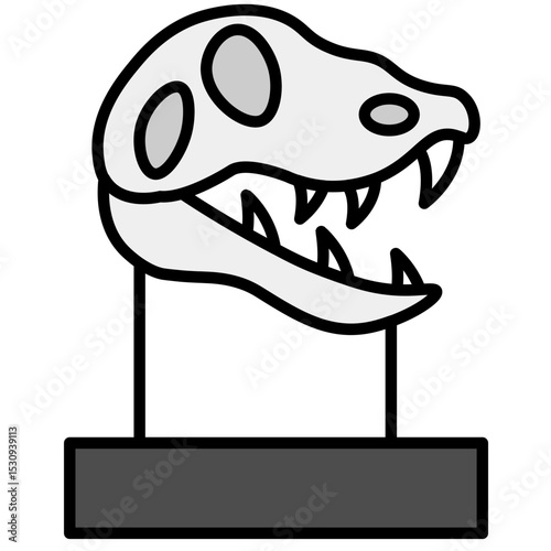 fossil museum icon