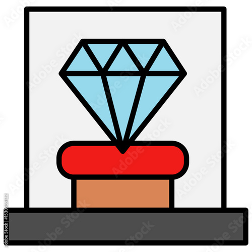 diamond museum icon