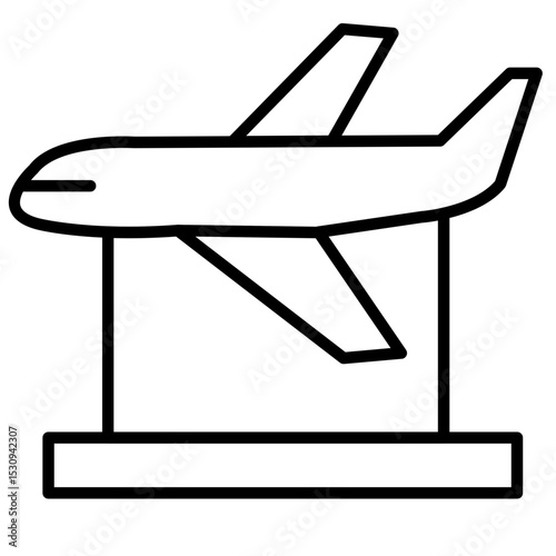 plane museum icon